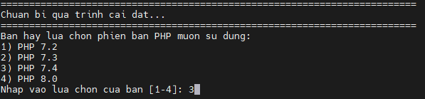 lua chon php hocvps script